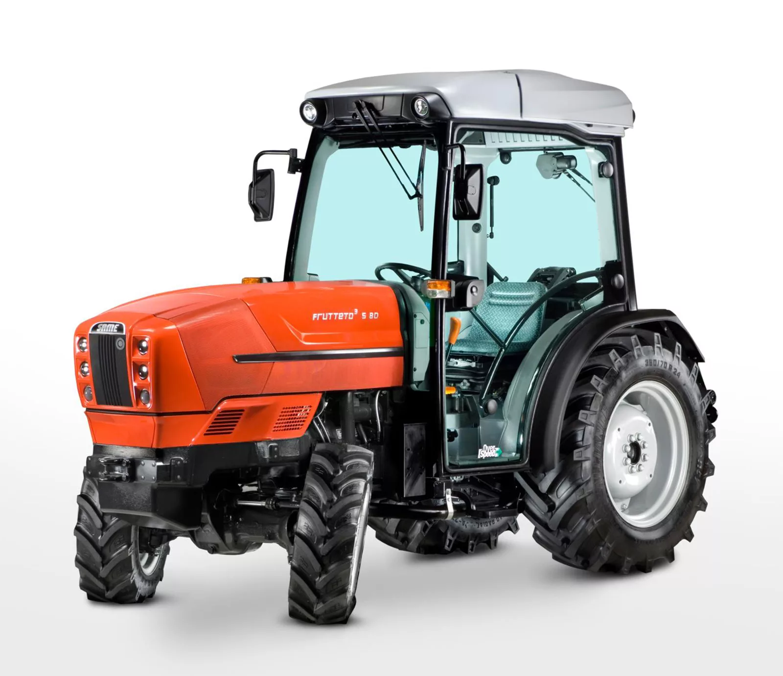 SAME Frutteto3 tractor designed for vineyards and orchards with narrow profile
