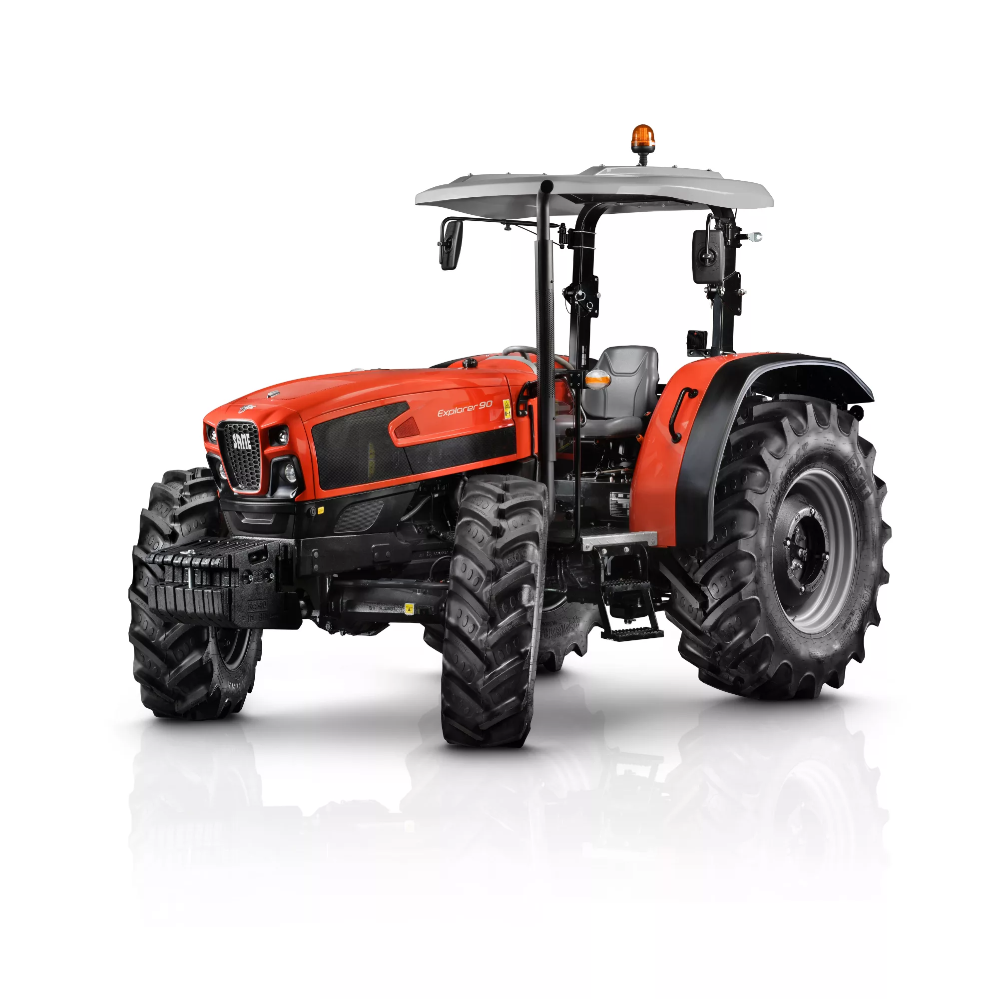 EXPLORER PLATFORM SAME Explorer 100 tractor from the 90 to 110 CV range with cab